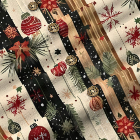 Vintage Christmas Ornament Striped