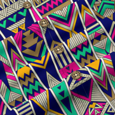 Tribal Geo Hawaiian Shirt