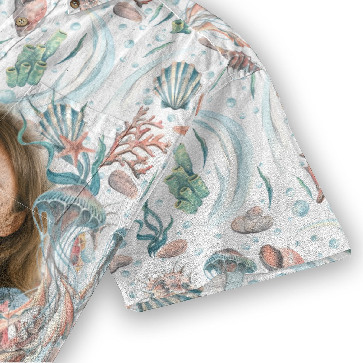 Personalized Hawaiian Shirt with Photo, Ocean Animals Hawaiian Shirt - The Palmix
