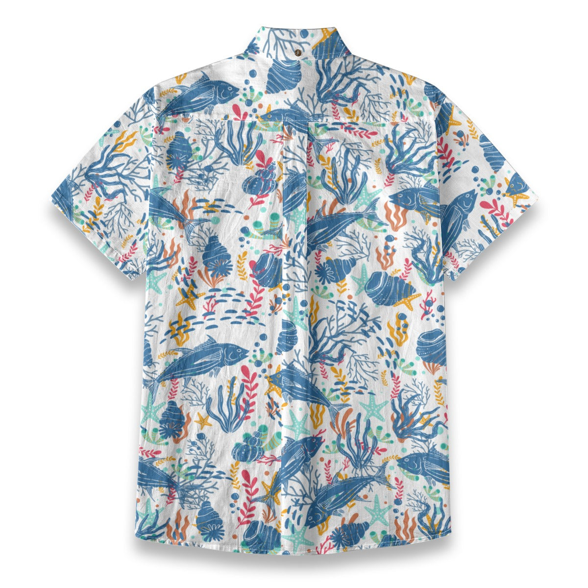 Custom Photo Hawaiian Shirt Ocean Fish Vacation Trip Shirt With Photo Custom, Personalized Shirt Personalized - The Palmix