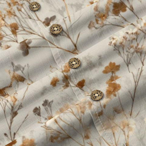 Dried Floral Hawaiian Shirt: