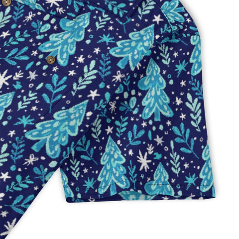 Frosty Pine Hawaiian Shirt