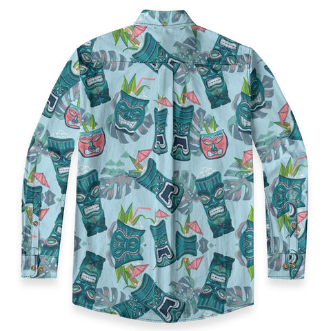 Sale Tiki Mix – Tropical Cocktail Hawaiian Retro long-sleeve shirt