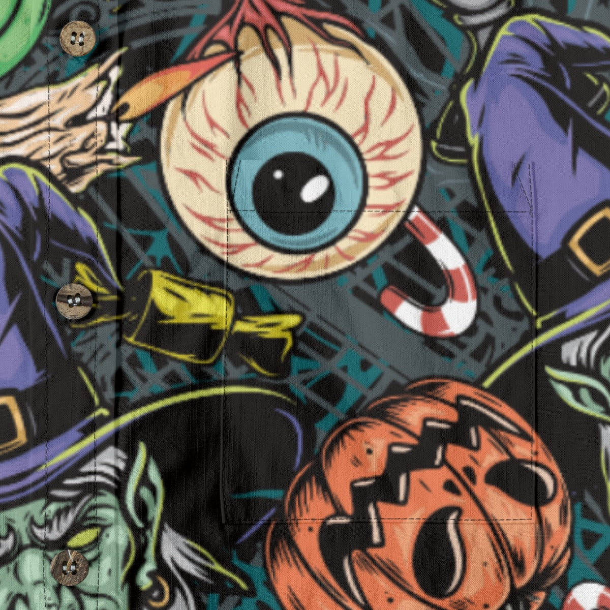 Devil's Eye Party Vintage Print Shirt