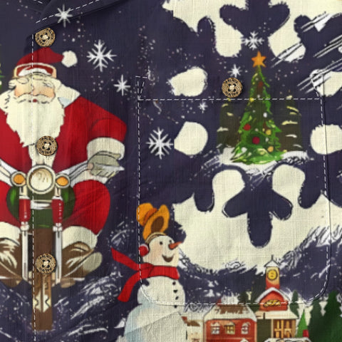 motorcycle santa