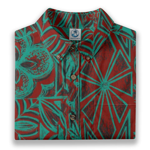 Jungle Ember – Vintage Botanical & Tribal Shirt