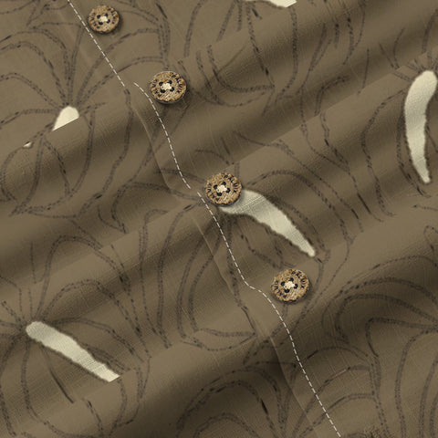 Brown Rhyme Flower Candle Painting