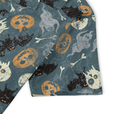 Retro Halloween Bat Ghost