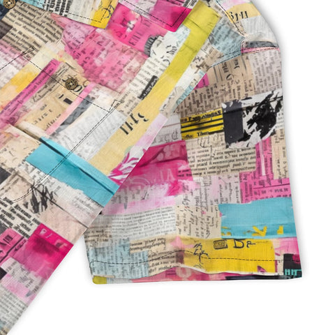 Vintage poster collage art