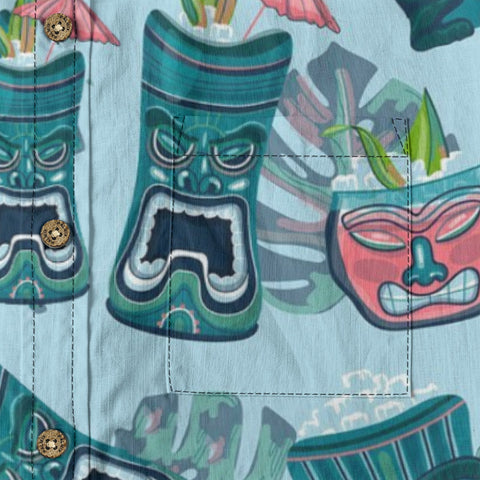 Sale Tiki Mix – Tropical Cocktail Hawaiian Retro long-sleeve shirt