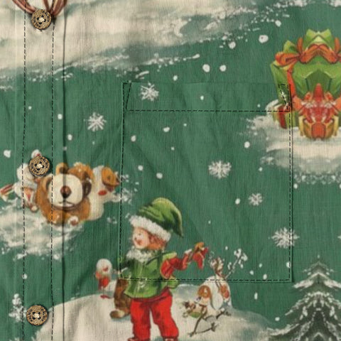 Teddy Bear and Santa Claus