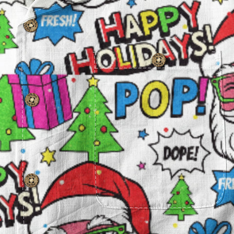 Pop Art Santa Hawaiian Shirt