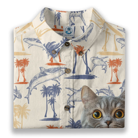 Jungle Secrets –  Universal Custom Pet Portrait Hawaiian Shirt