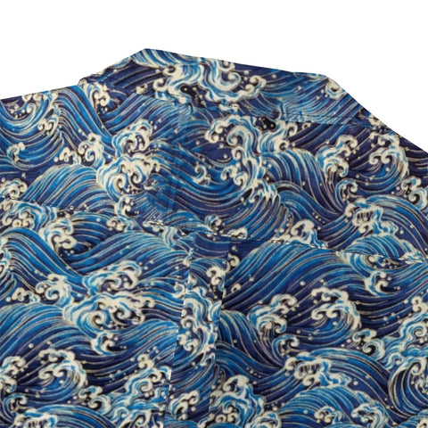 Vintage Blue Wave Ukiyo-e