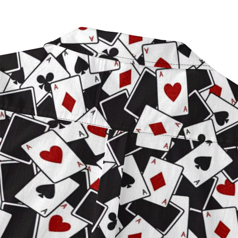 Poker Card Collage Hawaiian Shirt