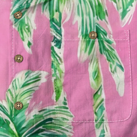 Pink Palm Tree Hawaiian Shirt