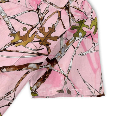 Pink Camo Tree Hawaiian Shirt