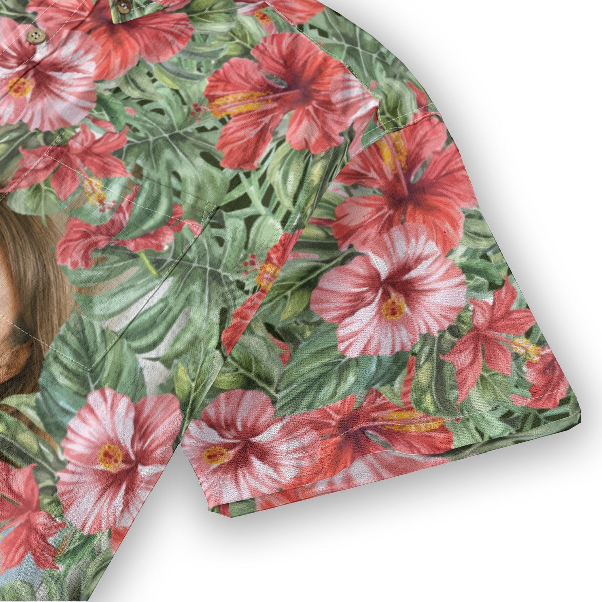 Personalized Hawaiian Shirt with Photo, Custom Hawaiian Shirt, Vacation Tropical Pattern Shirt - The Palmix