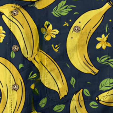 Banana Print Hawaiian Shirt