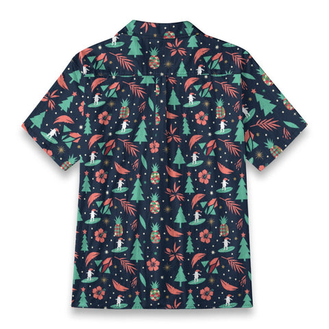 Santa Parrot Hawaiian Shirt
