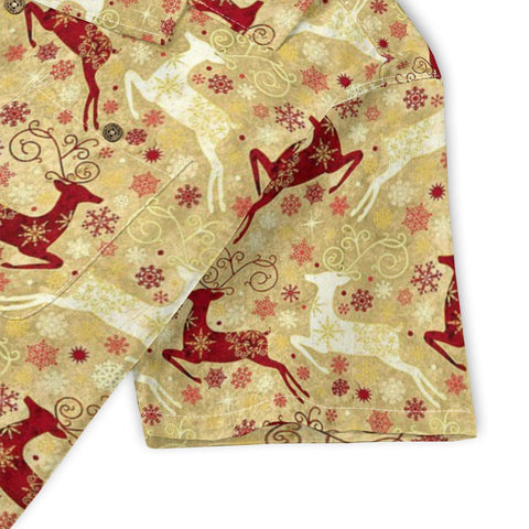 Retro Artistic Christmas Reindeer