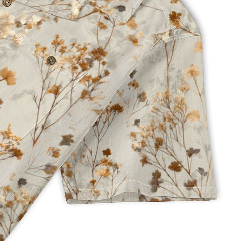 Dried Floral Hawaiian Shirt: