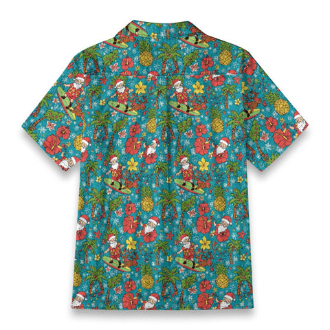 Santa’s Surf & Sun Hawaiian Shirt