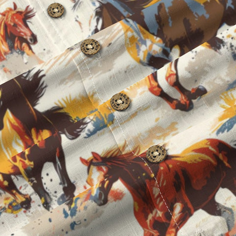 Wild Horses Hawaiian Shirt