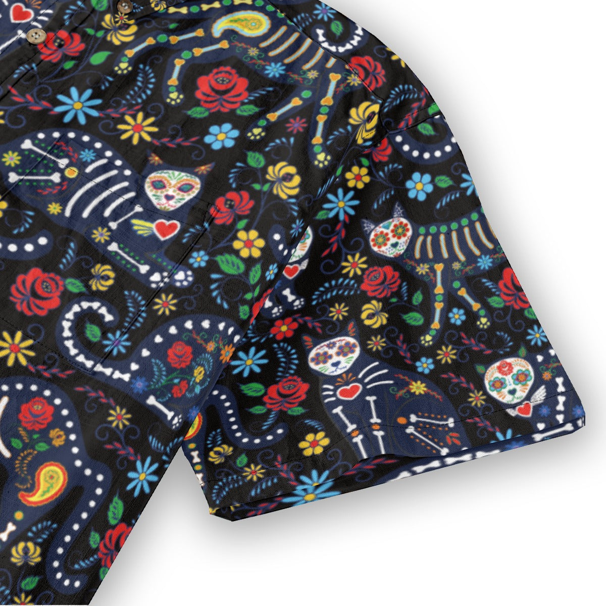 Halloween Story Will Brightly Mexican Skeleton Print Shirt