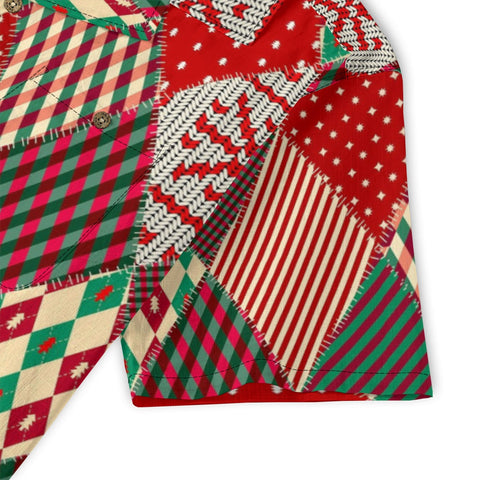 Vintage Red Christmas Patchwork
