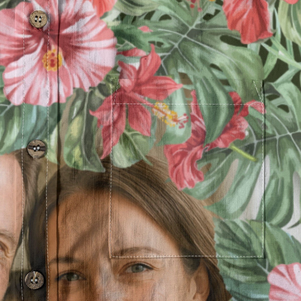 Personalized Hawaiian Shirt with Photo, Custom Hawaiian Shirt, Vacation Tropical Pattern Shirt - The Palmix