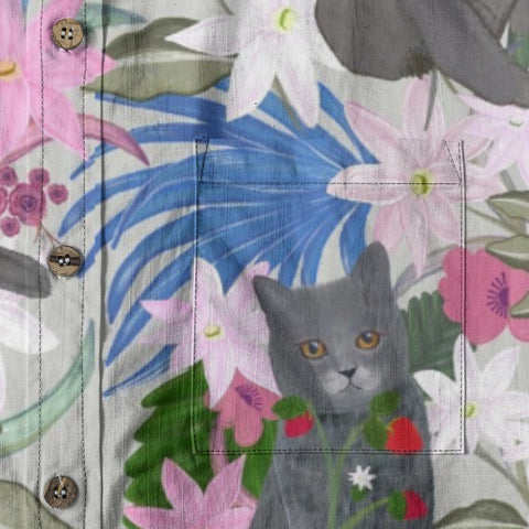 Paws in Paradise – Cat & Lily Hawaiian Shirt