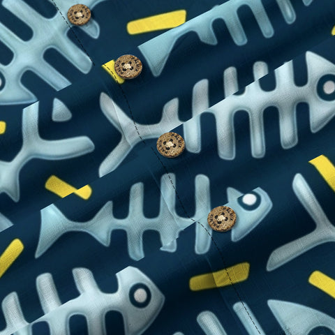 Fish Bone Hawaiian Shirt
