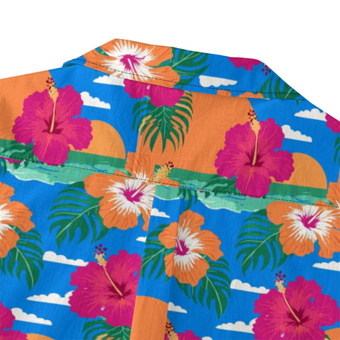 Vibrant Hibiscus Sunset