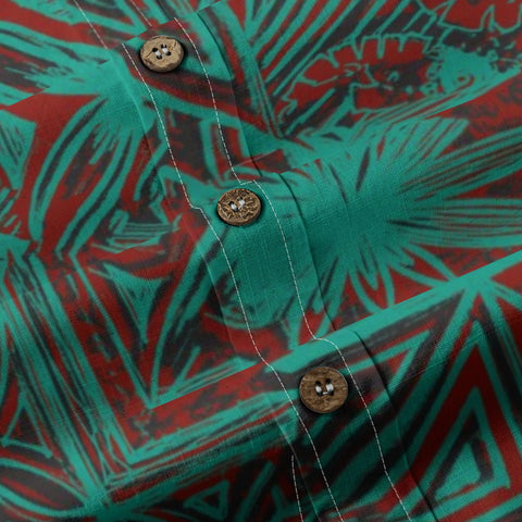 Jungle Ember – Vintage Botanical & Tribal Shirt