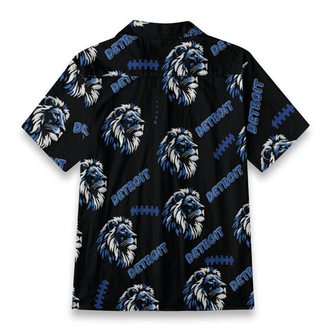 Detroit Lions Football Hawaiian Shirt