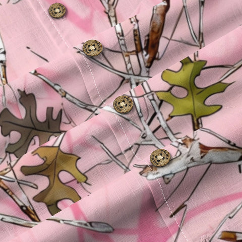 Pink Camo Tree Hawaiian Shirt