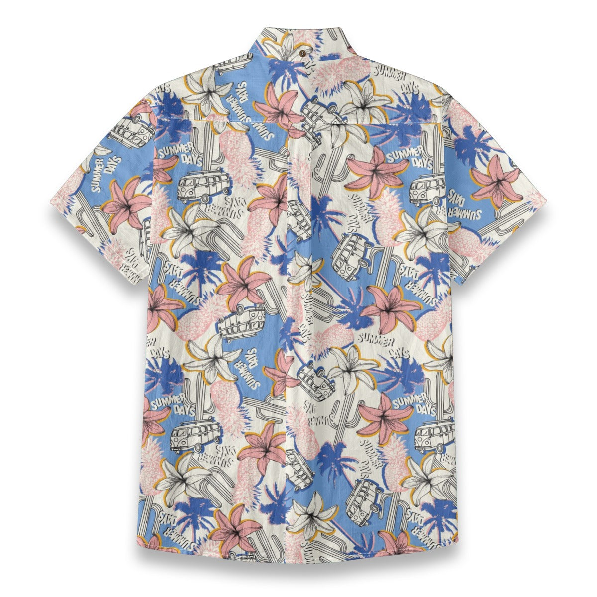 Hawaiian  – Tropical Lily Floral Print Shirt