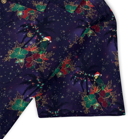 Santa Parrot Hawaiian Shirt