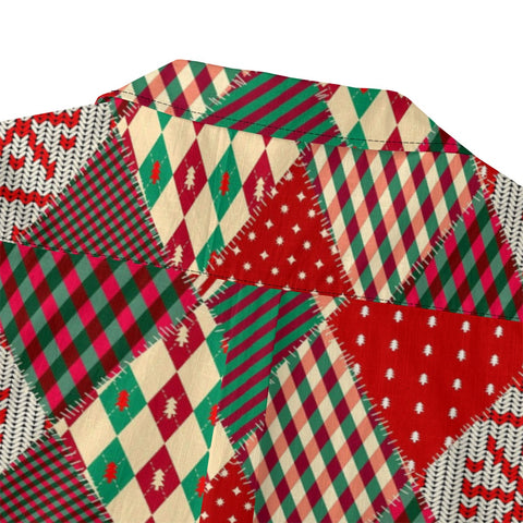 Vintage Red Christmas Patchwork