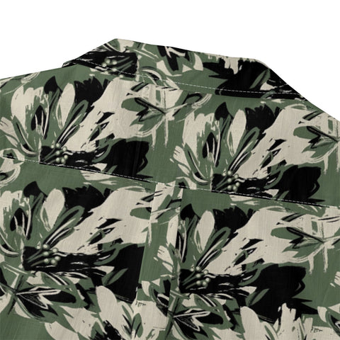 Vintage Olive Green Floral