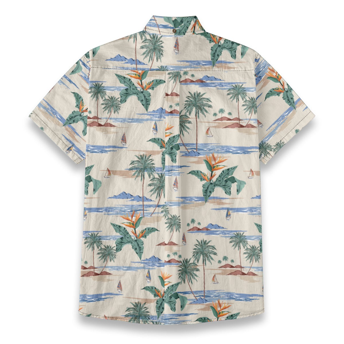 Summer island style holiday printed shirt