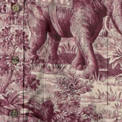 Jungle Explorer – Vintage French Toile Hawaiian Style