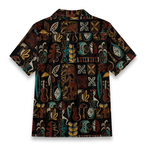 Retro aloha tribal art