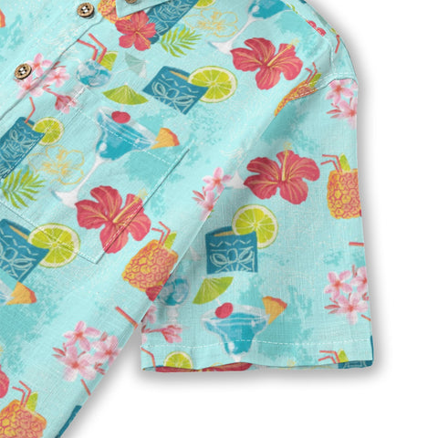 Hawaii colorful party Tiki print shirt