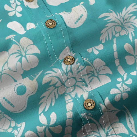 Retro Tiki Pictorial Long-sleeve shirt