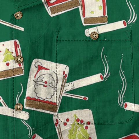 Vintage Christmas Matchbox & Cigarette