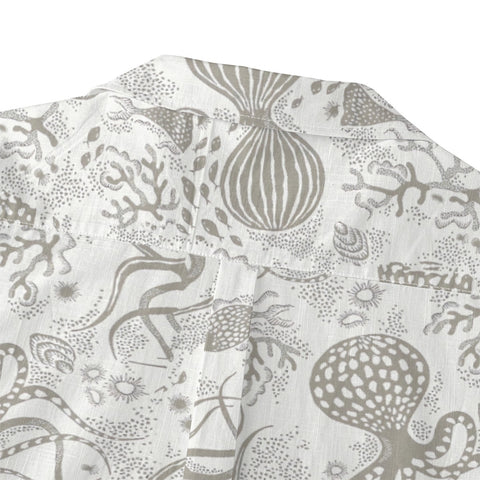 Gray tone octopus painting