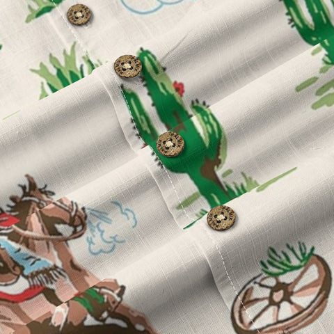 Western Cowboy Hawaiian Shirt