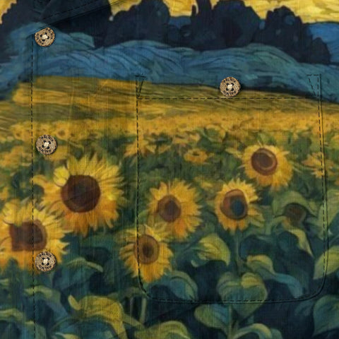 Van Gogh's Sunflower Field